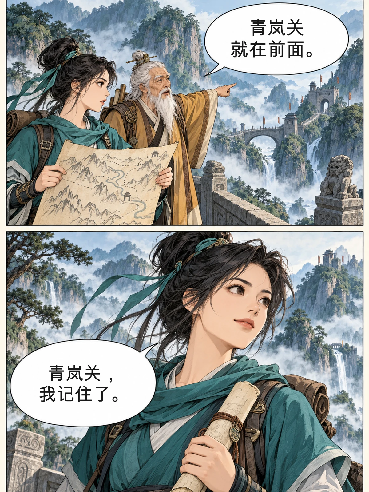 Original Chinese manhua page before English translation