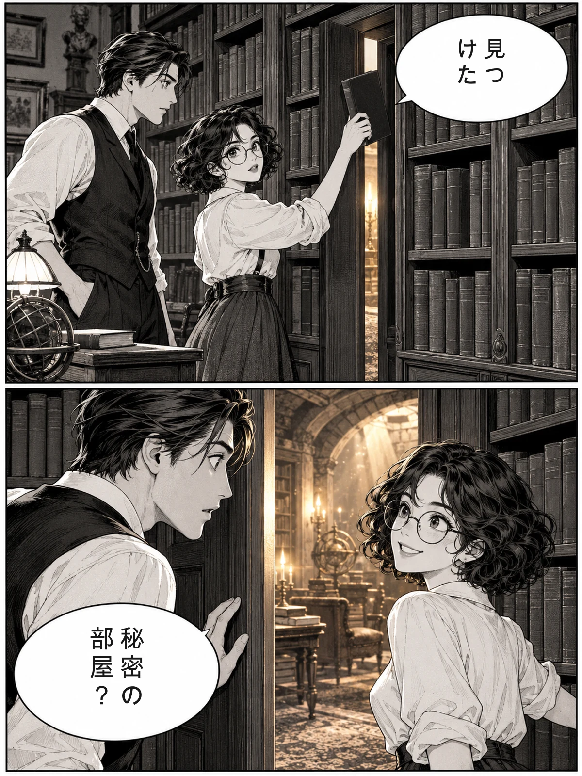 Original Japanese manga page before Spanish translation