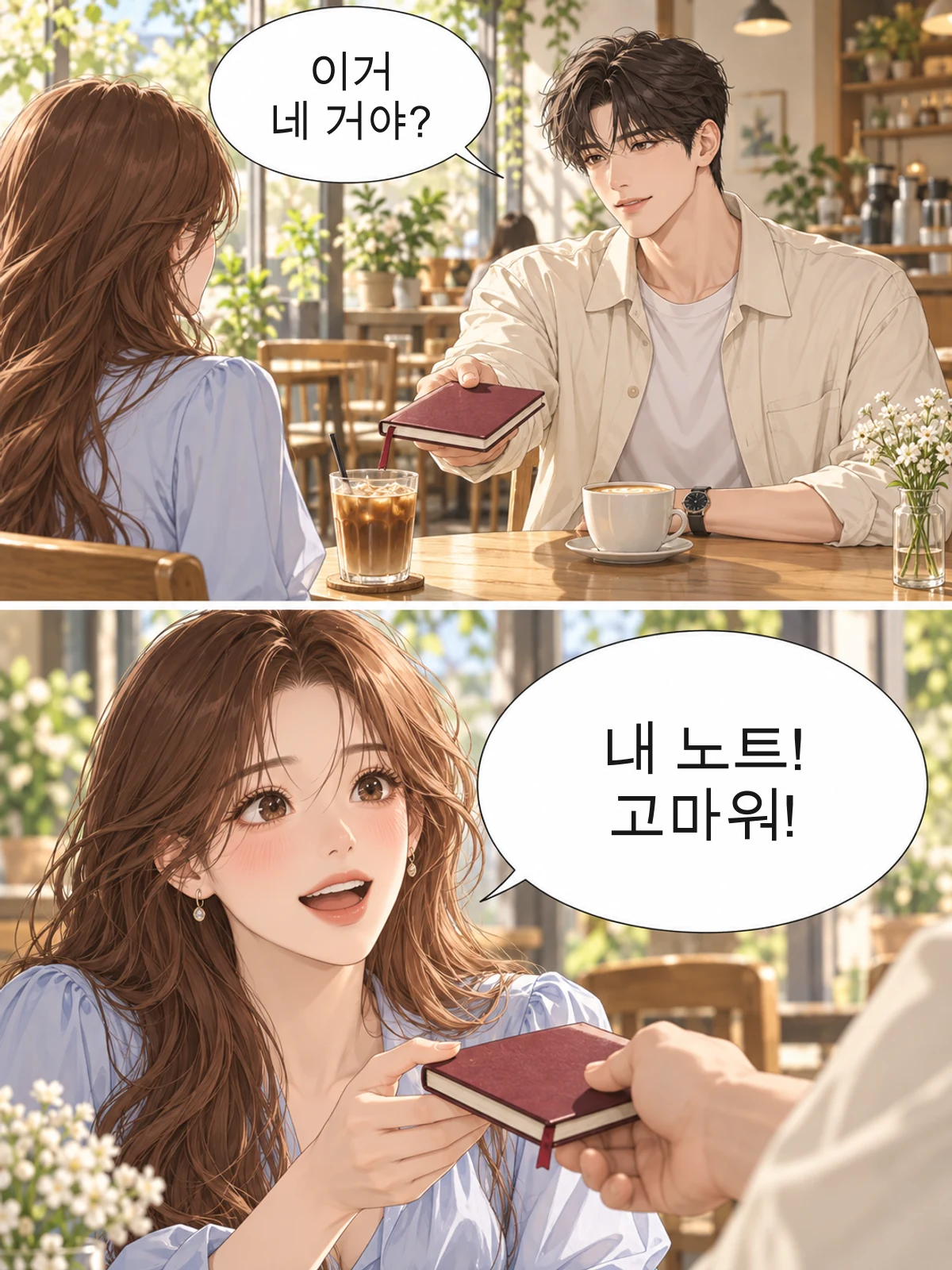 Original Korean manhwa page before English translation
